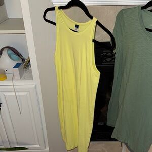 Old Navy Sunny Yellow Ribbed Top